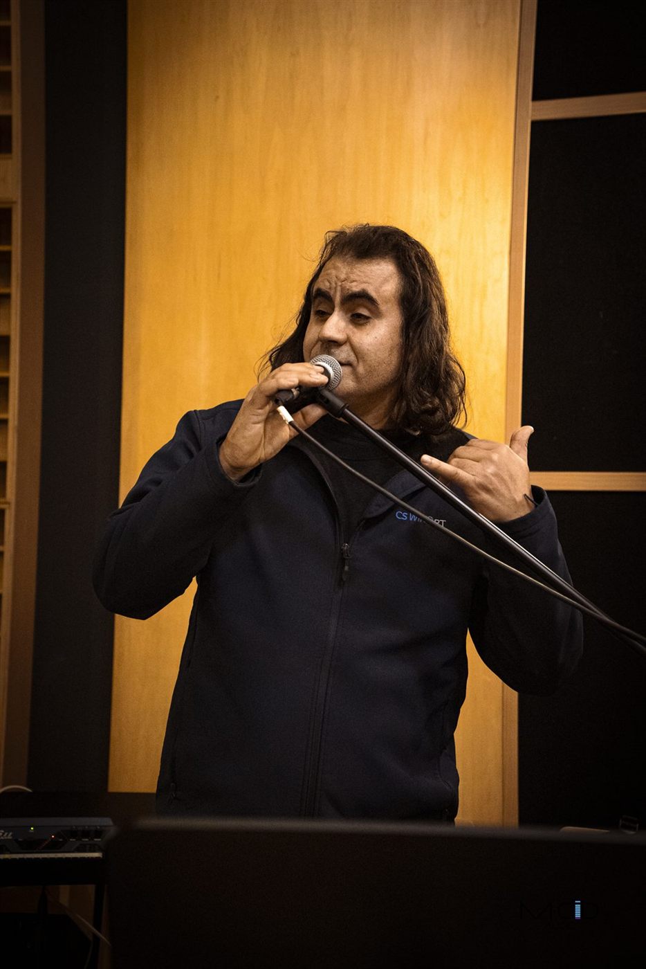 Daniel Martins durante o ensaio